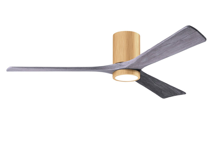 Matthews Fan Company Irene 3HLK 60" Indoor/Outdoor DC LED Hugger Ceiling Fan with Remote and Wall Control