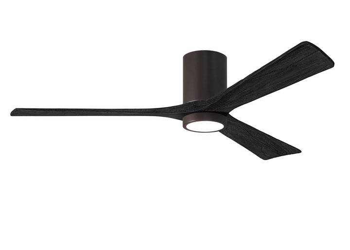 Matthews Fan Company Irene 3HLK 60" Indoor/Outdoor DC LED Hugger Ceiling Fan with Remote and Wall Control