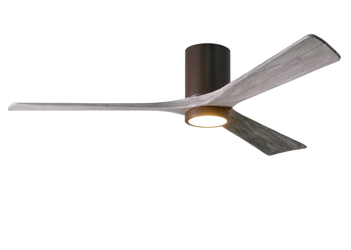 Matthews Fan Company Irene 3HLK 60" Indoor/Outdoor DC LED Hugger Ceiling Fan with Remote and Wall Control