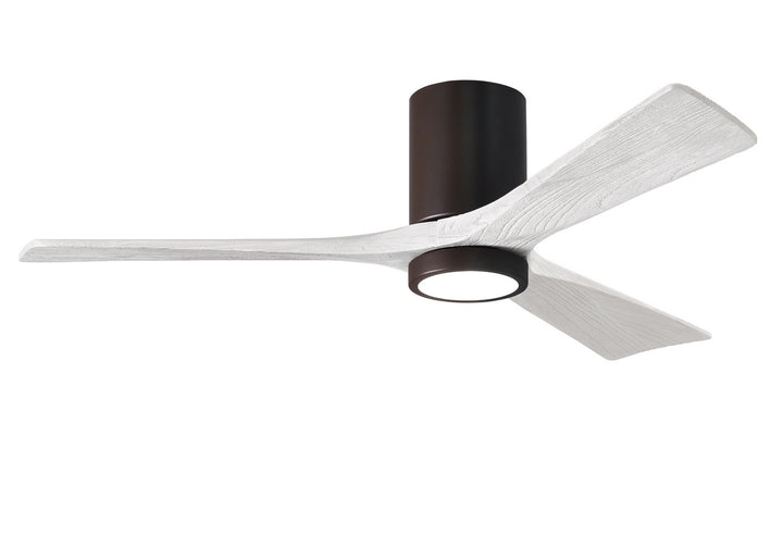 Matthews Fan Company Irene 3HLK 52" Indoor/Outdoor DC LED Hugger Ceiling Fan with Remote and Wall Control