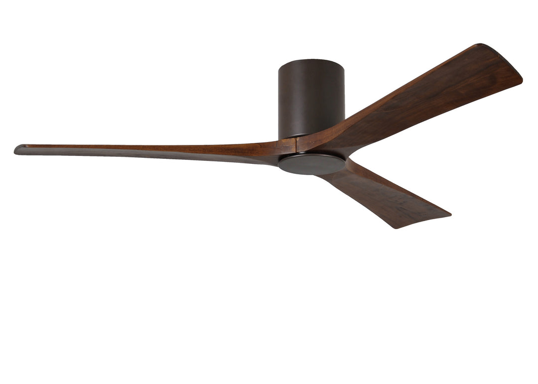 Matthews Fan Company Irene 3HLK 60" Indoor/Outdoor DC LED Hugger Ceiling Fan with Remote and Wall Control