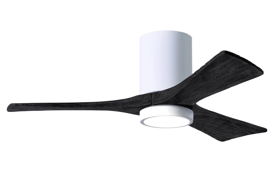 Matthews Fans 42" Irene 3HLK Indoor/Outdoor DC LED Hugger Ceiling Fan with Remote and Wall Control