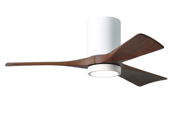 Matthews Fans 42" Irene 3HLK Indoor/Outdoor DC LED Hugger Ceiling Fan with Remote and Wall Control