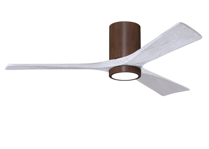 Matthews Fan Company Irene 3HLK 52" Indoor/Outdoor DC LED Hugger Ceiling Fan with Remote and Wall Control