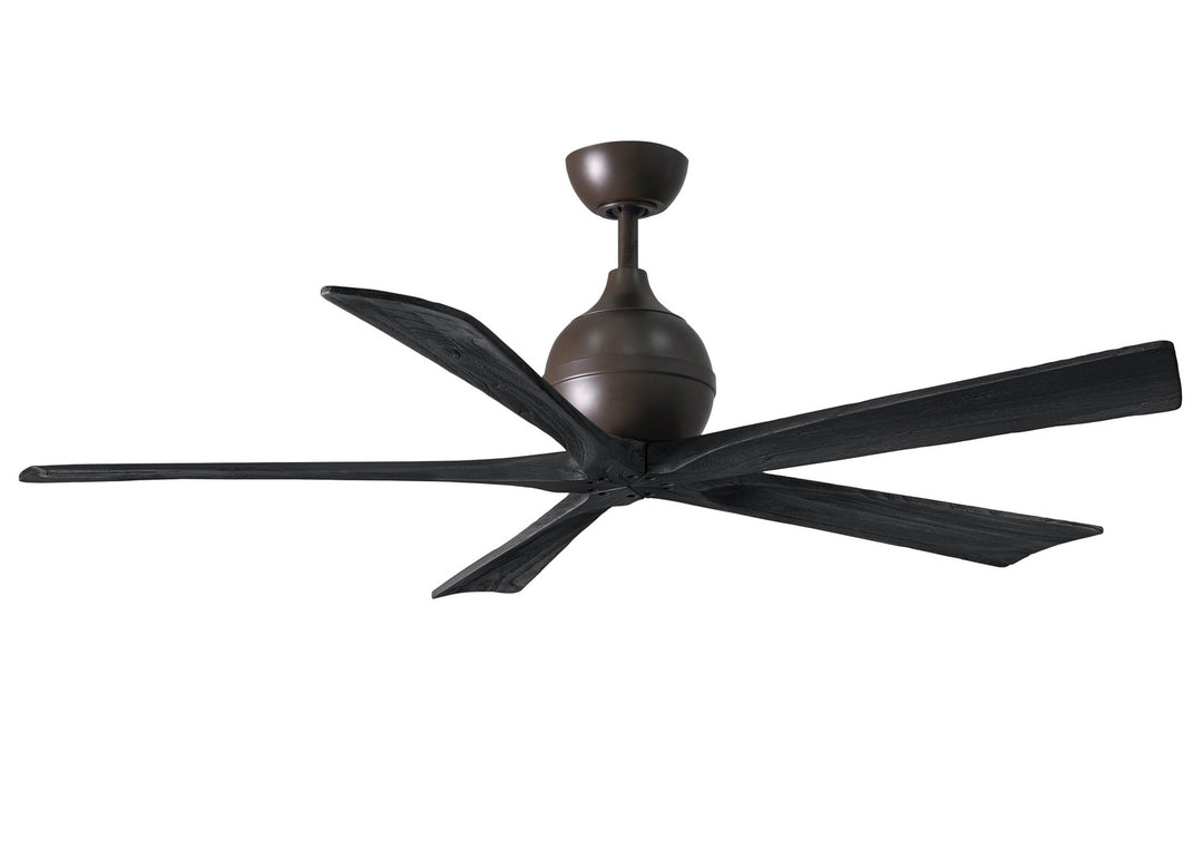 Matthews Fan Company Irene 5 60" Indoor/Outdoor DC Ceiling Fan with Remote and Wall Control