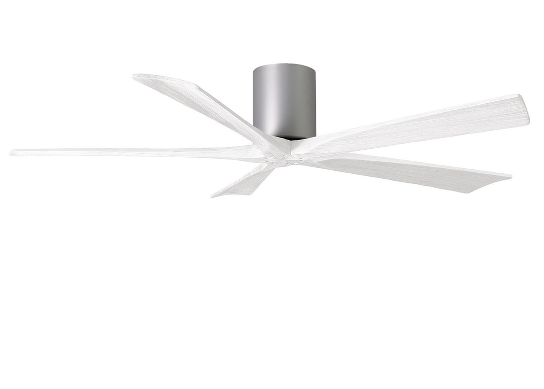 Matthews Fan Company Irene 5H 60" Indoor/Outdoor DC Hugger Ceiling Fan with Remote and Wall Control