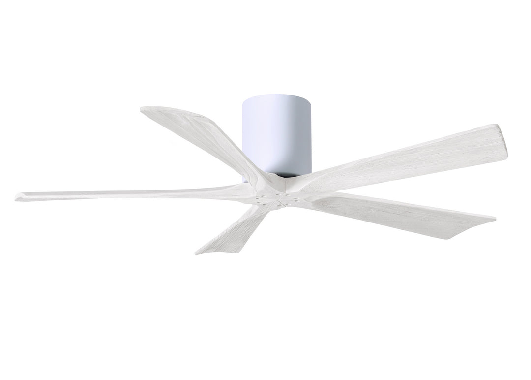 Matthews Fan Company Irene 5H 52" Indoor/Outdoor DC Hugger Ceiling Fan with wall control and remote