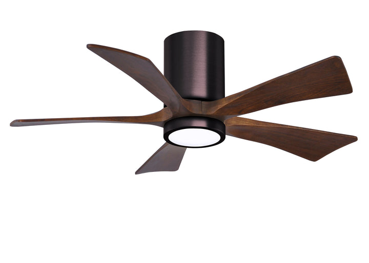 Matthews Fan Company Irene 5HLK 42" Indoor/Outdoor Hugged DC Ceiling Fan with Remote and Wall Control