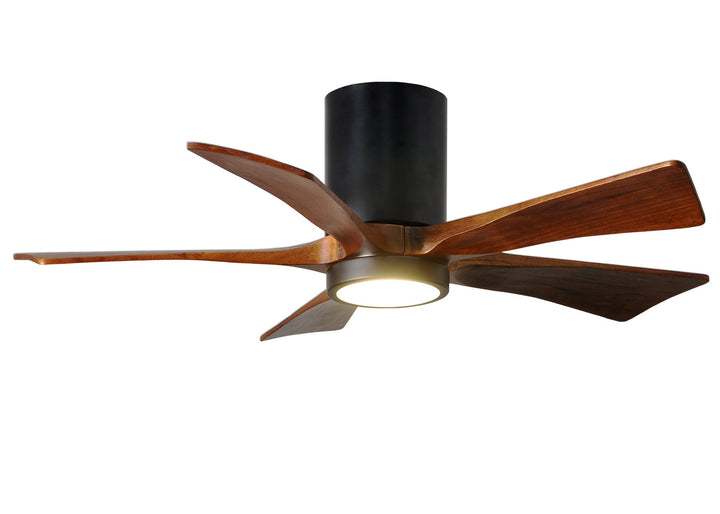 Matthews Fan Company Irene 5HLK 42" Indoor/Outdoor Hugged DC Ceiling Fan with Remote and Wall Control