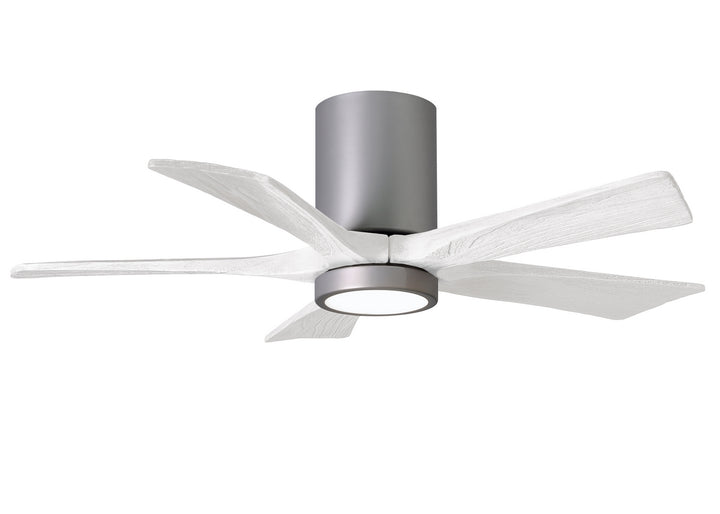 Matthews Fan Company Irene 5HLK 42" Indoor/Outdoor Hugged DC Ceiling Fan with Remote and Wall Control