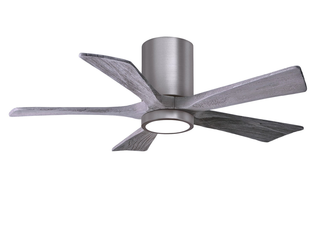 Matthews Fan Company Irene 5HLK 42" Indoor/Outdoor Hugged DC Ceiling Fan with Remote and Wall Control