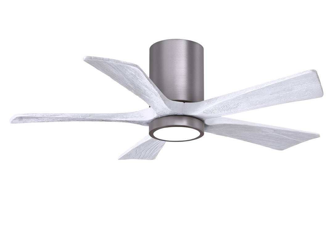 Matthews Fan Company Irene 5HLK 42" Indoor/Outdoor Hugged DC Ceiling Fan with Remote and Wall Control