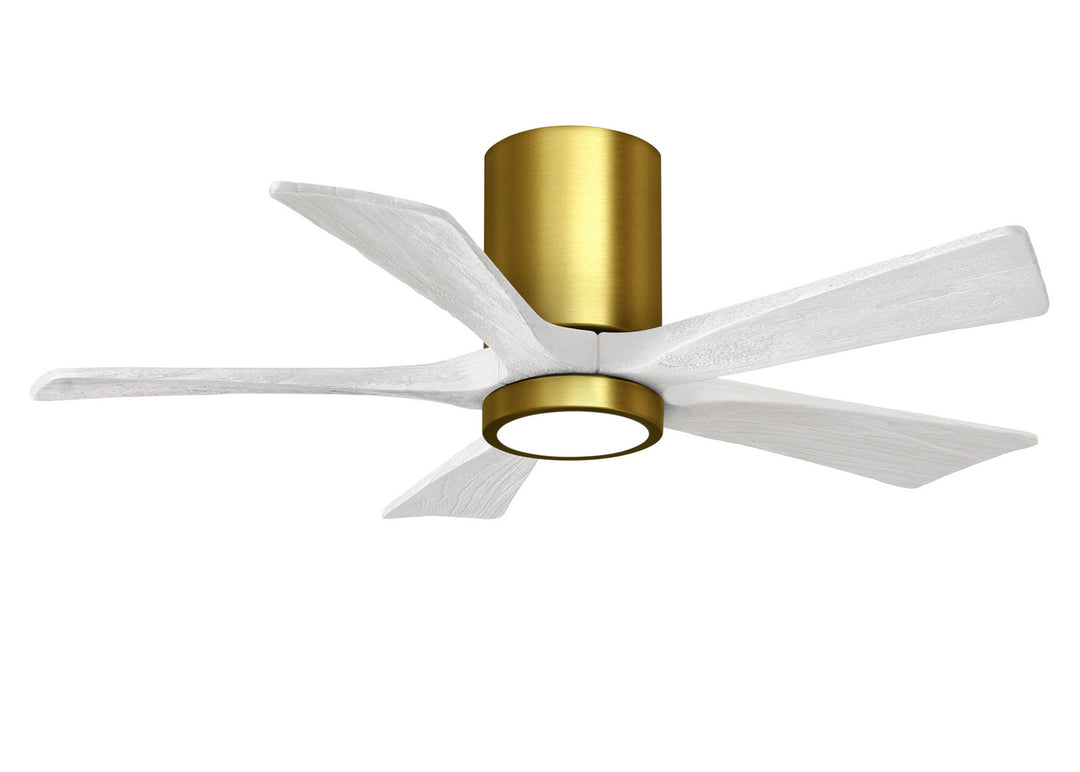 Matthews Fan Company Irene 5HLK 42" Indoor/Outdoor Hugged DC Ceiling Fan with Remote and Wall Control