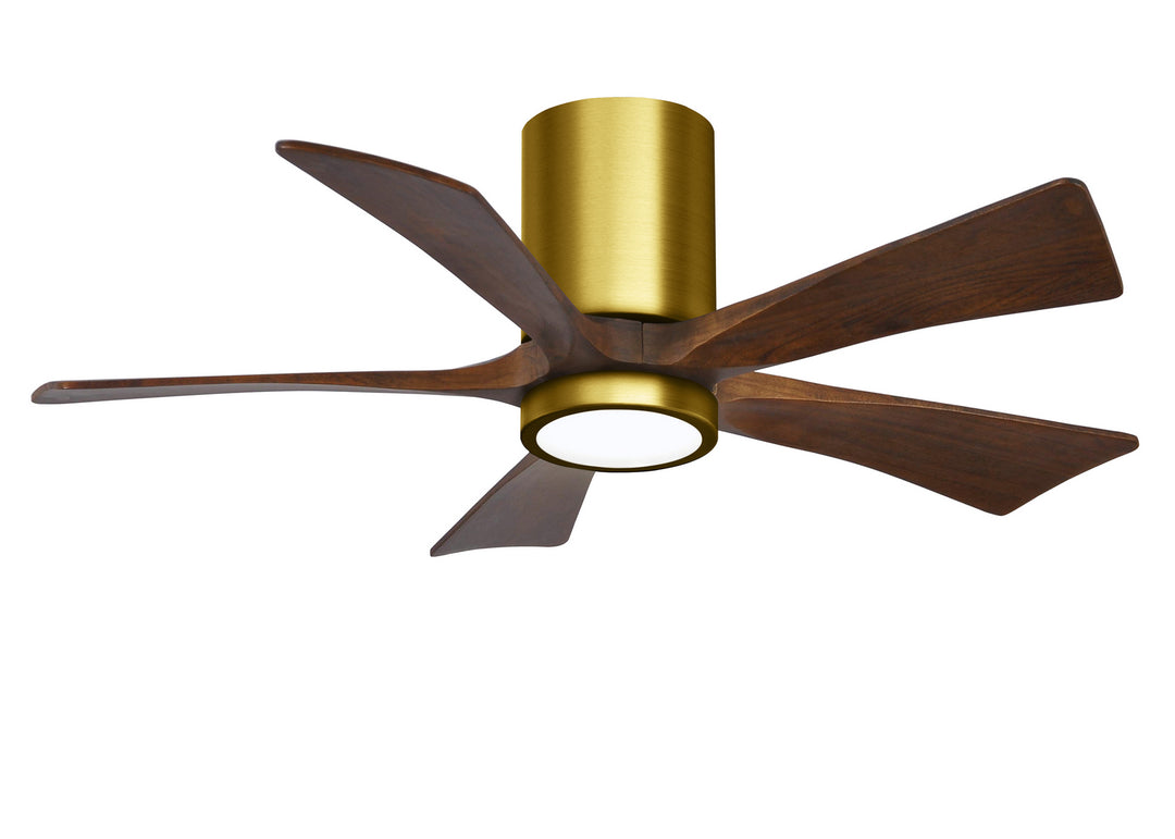 Matthews Fan Company Irene 5HLK 42" Indoor/Outdoor Hugged DC Ceiling Fan with Remote and Wall Control