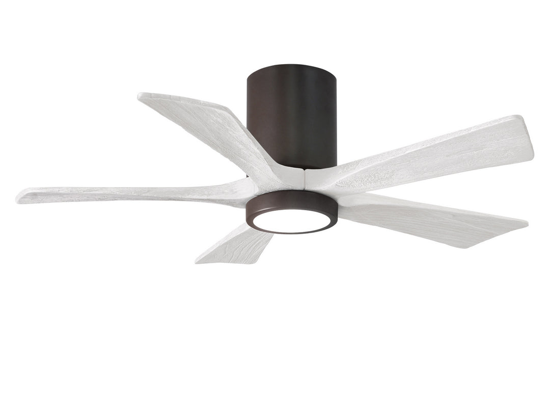 Matthews Fan Company Irene 5HLK 42" Indoor/Outdoor Hugged DC Ceiling Fan with Remote and Wall Control