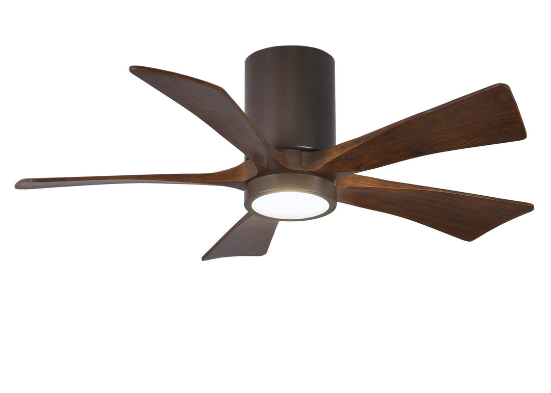 Matthews Fan Company Irene 5HLK 42" Indoor/Outdoor Hugged DC Ceiling Fan with Remote and Wall Control