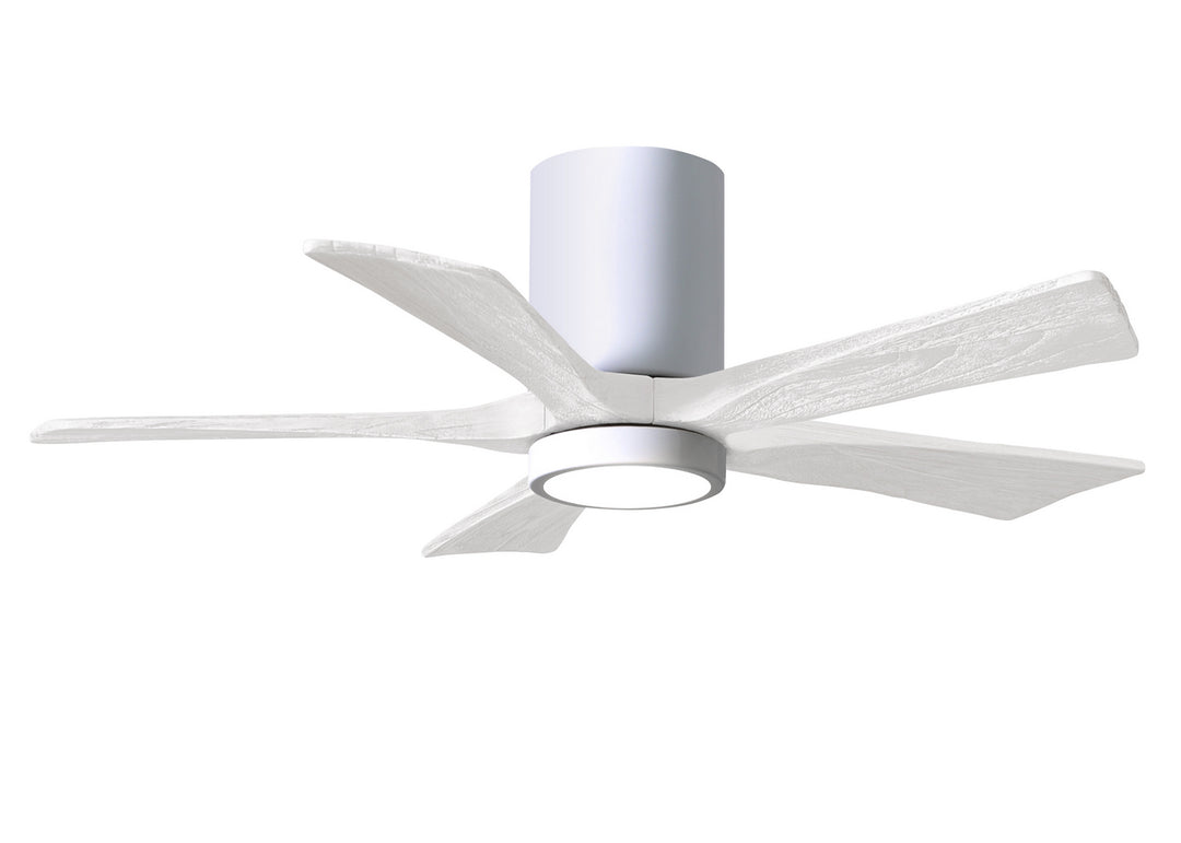 Matthews Fan Company Irene 5HLK 42" Indoor/Outdoor Hugged DC Ceiling Fan with Remote and Wall Control