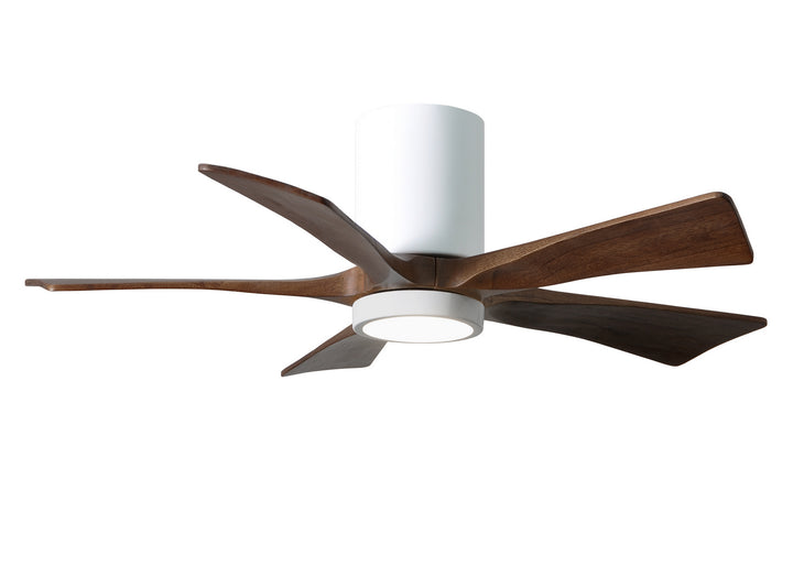 Matthews Fan Company Irene 5HLK 42" Indoor/Outdoor Hugged DC Ceiling Fan with Remote and Wall Control