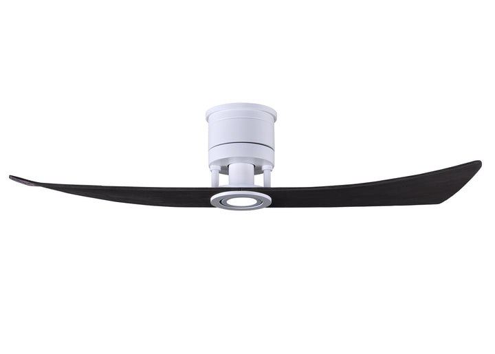 Matthews Fan Company Lindsay 52" Indoor/Outdoor 17W LED DC Hugger Ceiling Fan with Remote and Wall Control