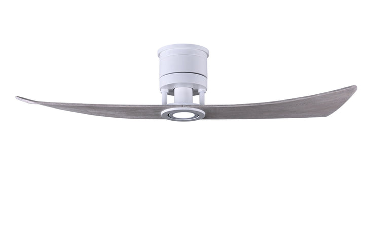 Matthews Fan Company Lindsay 52" Indoor/Outdoor 17W LED DC Hugger Ceiling Fan with Remote and Wall Control