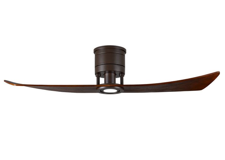 Matthews Fan Company Lindsay 52" Indoor/Outdoor 17W LED DC Hugger Ceiling Fan with Remote and Wall Control