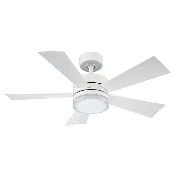 Modern Forms Fans Wynd Smart Outdoor DC Ceiling Fan with 19.5W CCT LED and Remote Control