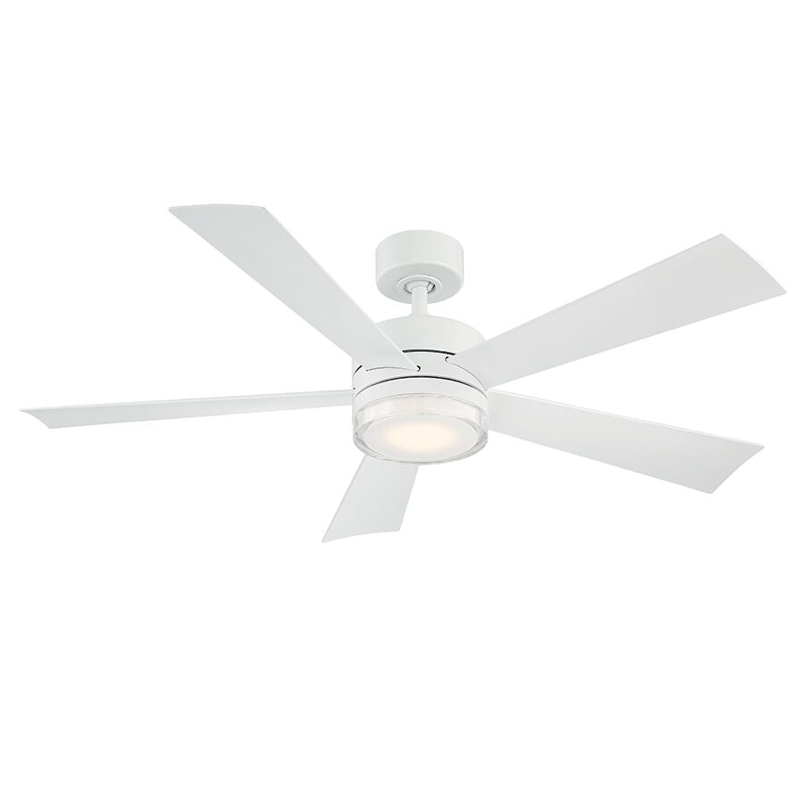 Modern Forms Fans Wynd Smart Outdoor DC Ceiling Fan with 19.5W CCT LED and Remote Control