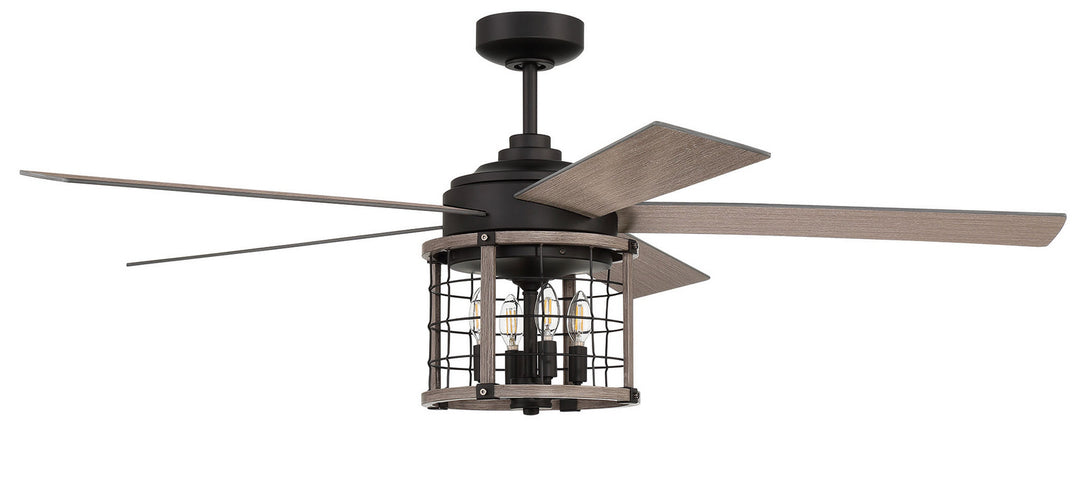 Craftmade Nicolas 56" Ceiling Fan with LED and Wall and Remote Control