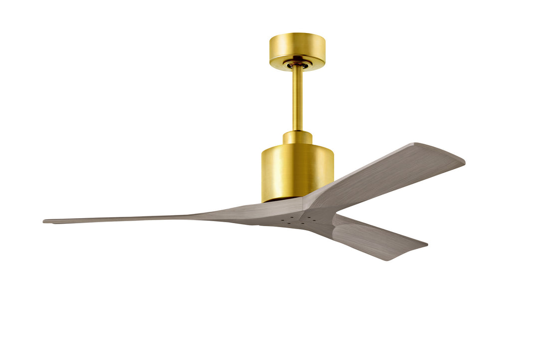 Matthews Fan Company Nan 52" Indoor/Outdoor DC Ceiling Fan with Remote and Wall Control