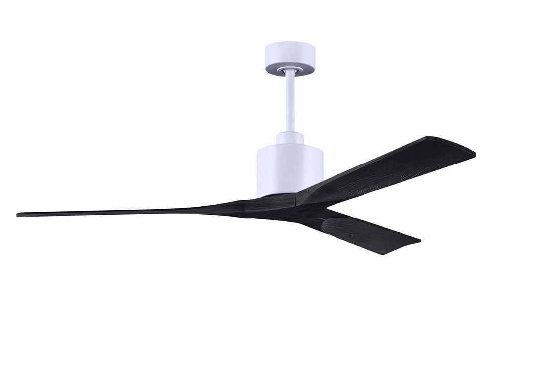 Matthews Fan Company Nan 60" Indoor/Outdoor DC Ceiling Fan with Remote and Wall Control