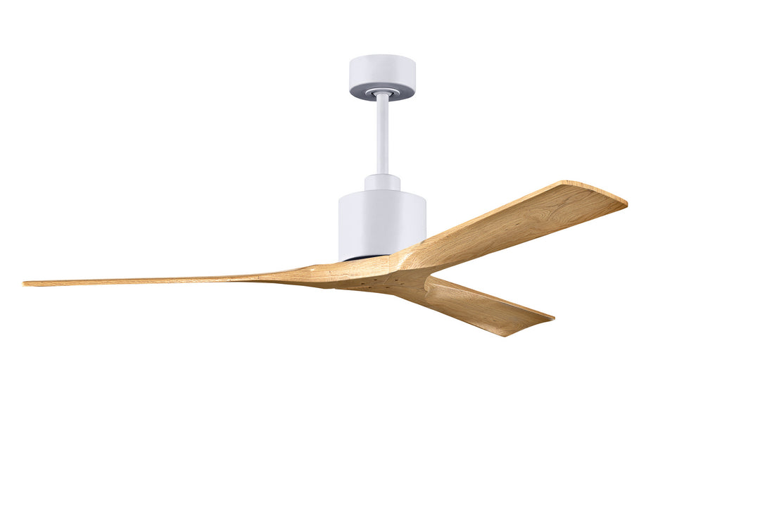 Matthews Fan Company Nan 60" Indoor/Outdoor DC Ceiling Fan with Remote and Wall Control