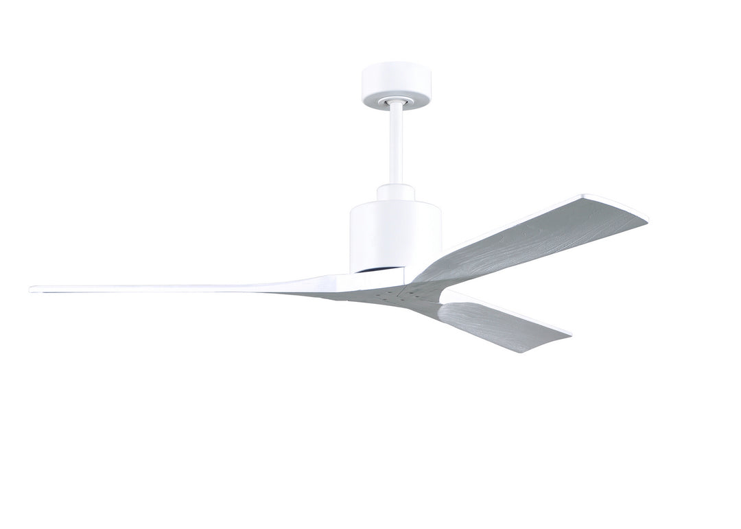 Matthews Fan Company Nan 60" Indoor/Outdoor DC Ceiling Fan with Remote and Wall Control