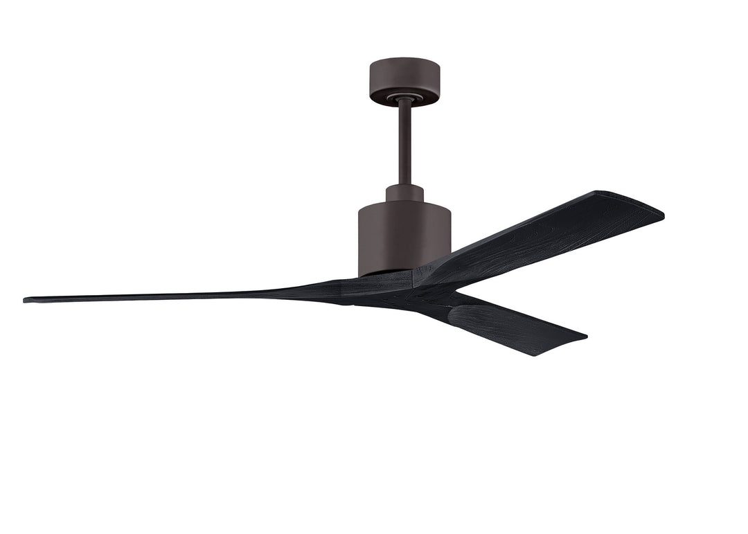 Matthews Fan Company Nan 60" Indoor/Outdoor DC Ceiling Fan with Remote and Wall Control