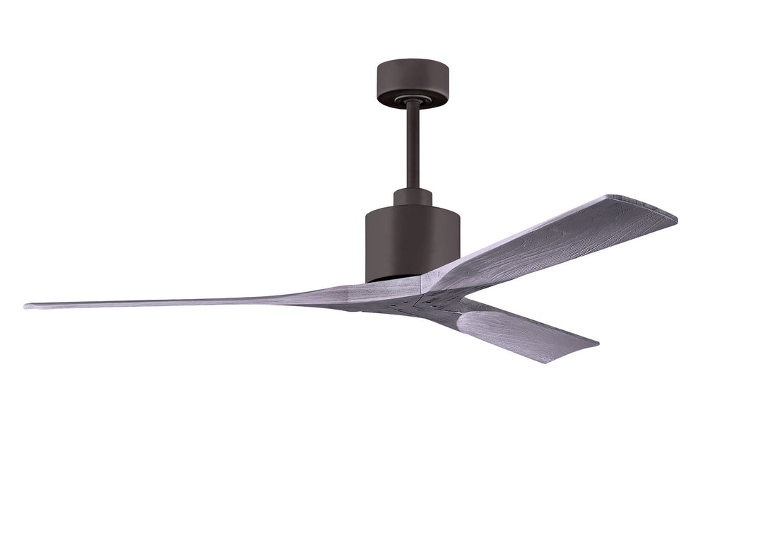 Matthews Fan Company Nan 60" Indoor/Outdoor DC Ceiling Fan with Remote and Wall Control