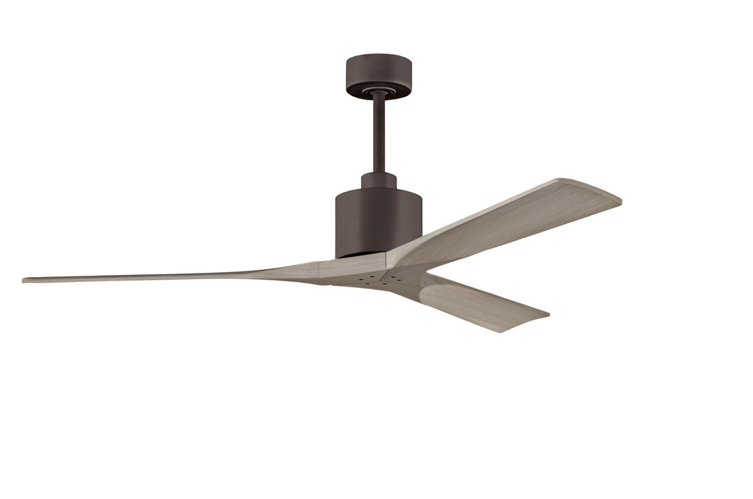 Matthews Fan Company Nan 60" Indoor/Outdoor DC Ceiling Fan with Remote and Wall Control