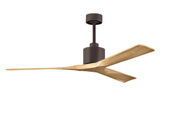 Matthews Fan Company Nan 60" Indoor/Outdoor DC Ceiling Fan with Remote and Wall Control