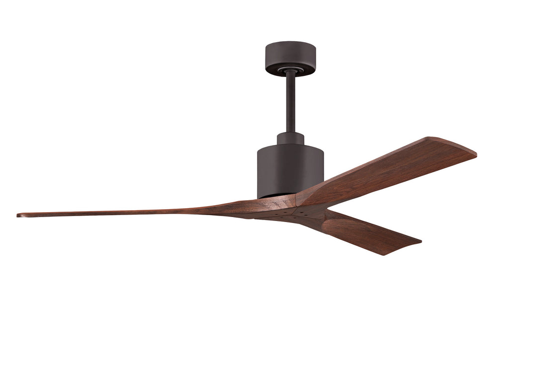 Matthews Fan Company Nan 60" Indoor/Outdoor DC Ceiling Fan with Remote and Wall Control