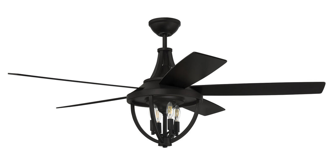 Craftmade Nash 56" Indoor/Outdoor Ceiling Fan with LED Light and Wall Control plus Remote