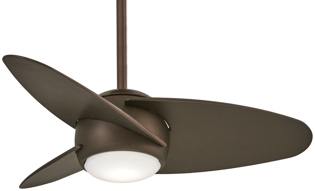 Minka Aire Slant 36" DC Ceiling Fan with 18W LED Light and Remote Control