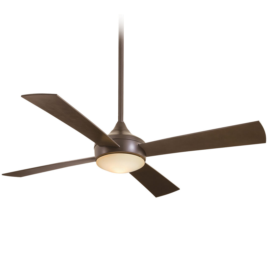 Minka Aire Aluma Wet 52" Outdoor Ceiling Fan with 20W Dimmable LED Light and Remote Control