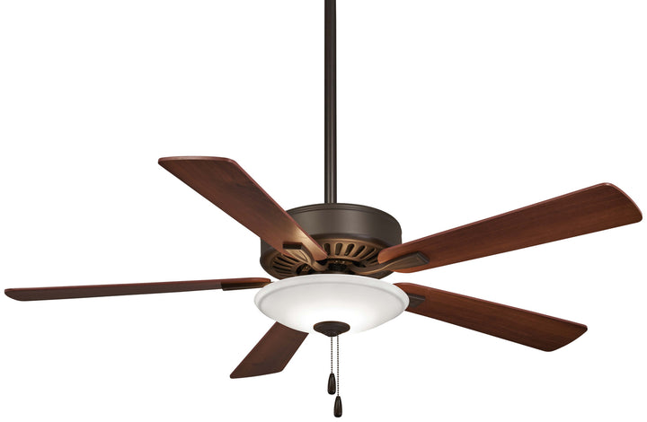 Minka Aire Contractor 52" Ceiling Fan With 26W Dimmable LED Light and Remote Control