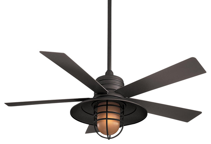 Minka Aire Rainman 54" Outdoor Ceiling Fan with LED Light and Wall Control