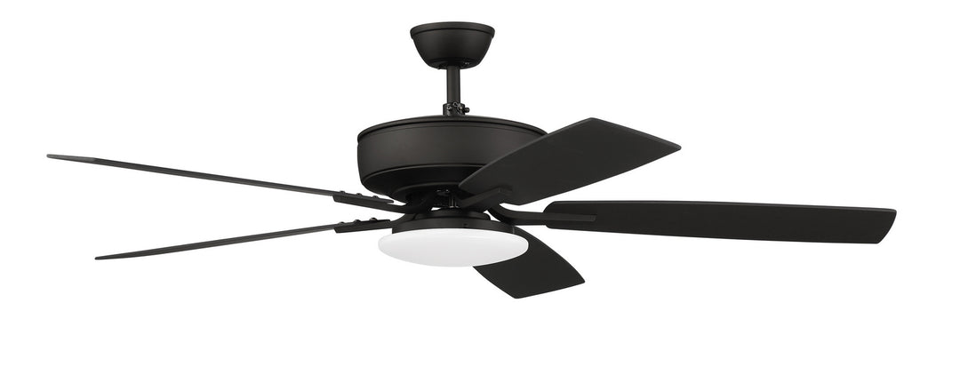 Craftmade Pro Plus 112 52" Ceiling Fan with Slim 18W LED Light and Wall Control