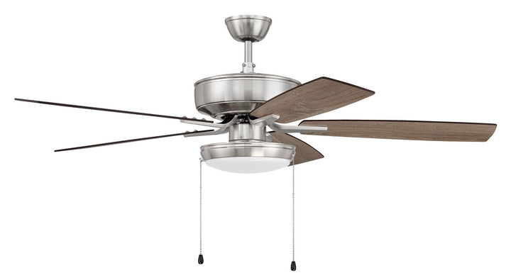 Craftmade Pro Plus 119 52" Pull Chain Ceiling Fan with Pan 18W LED Light