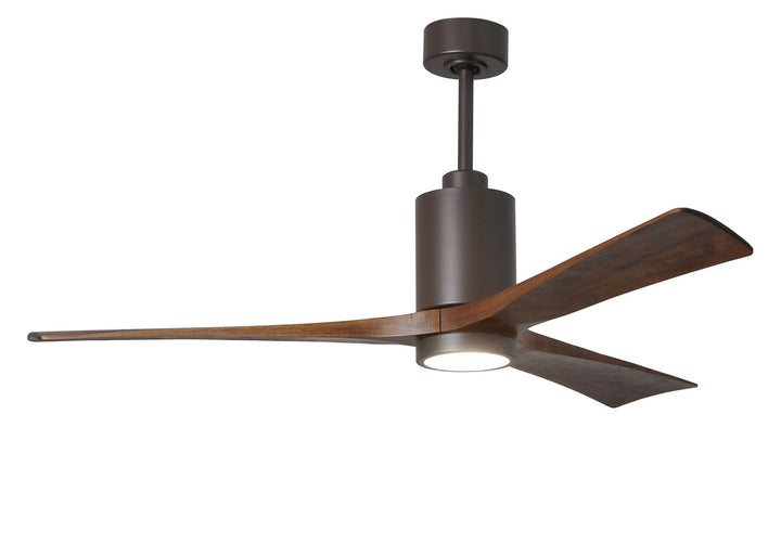 Matthews Fan Company Patricia 3 60" Indoor/Outdoor DC LED Ceiling Fan with Remote and Wall Control