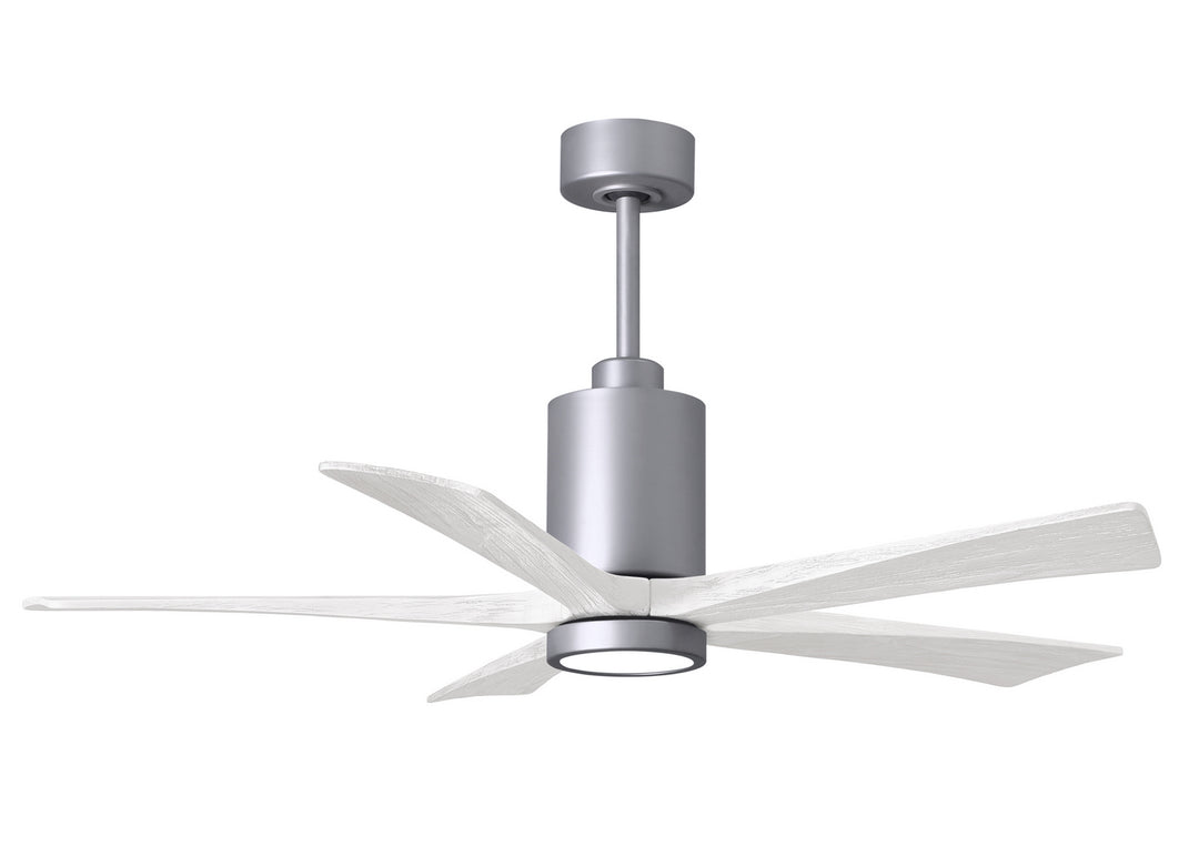 Matthews Fan Company Patricia 5 52" Indoor/Outdoor DC LED Ceiling fan with Remote and Wall Control