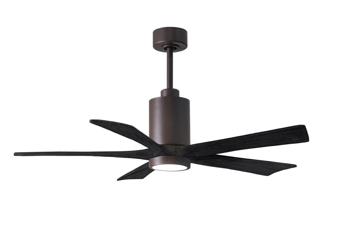 Matthews Fan Company Patricia 5 52" Indoor/Outdoor DC LED Ceiling fan with Remote and Wall Control