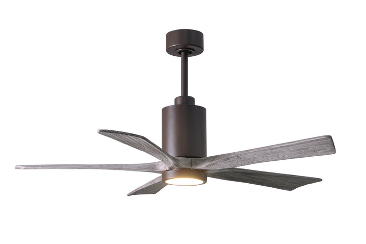 Matthews Fan Company Patricia 5 52" Indoor/Outdoor DC LED Ceiling fan with Remote and Wall Control