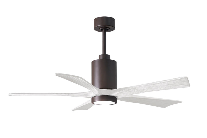 Matthews Fan Company Patricia 5 52" Indoor/Outdoor DC LED Ceiling fan with Remote and Wall Control