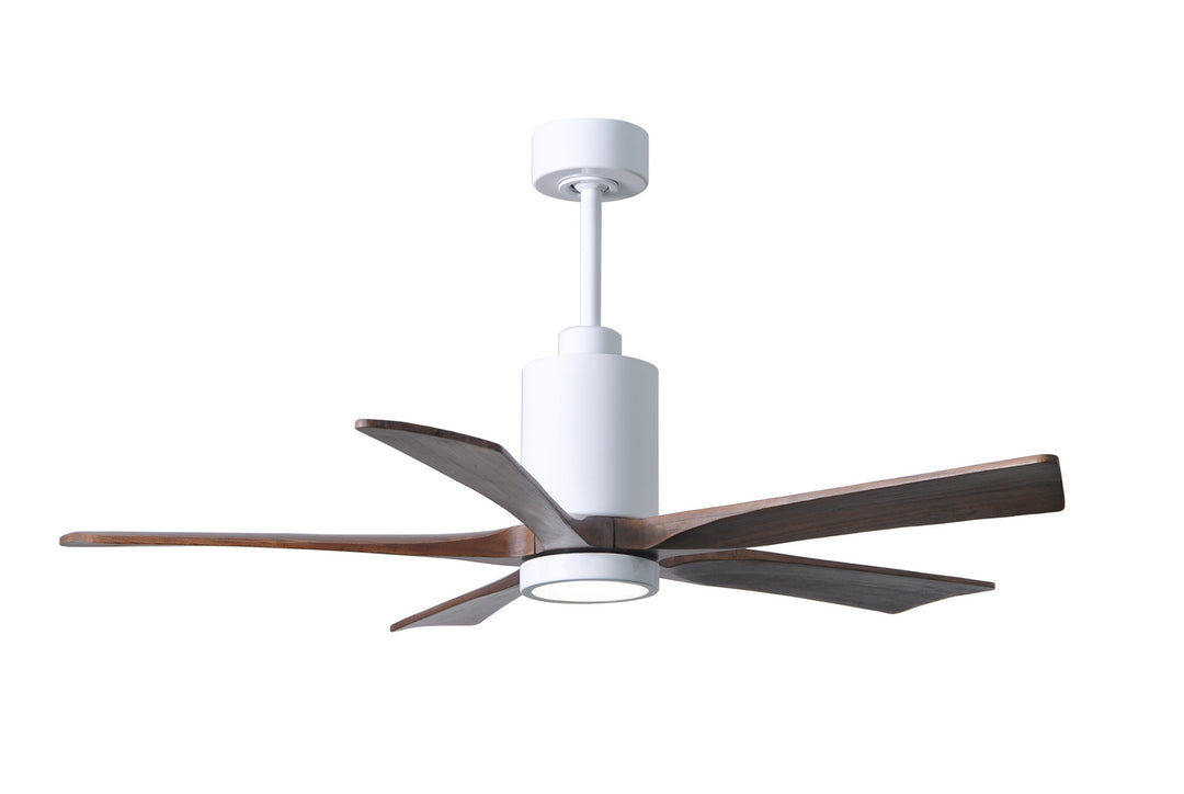 Matthews Fan Company Patricia 5 52" Indoor/Outdoor DC LED Ceiling fan with Remote and Wall Control